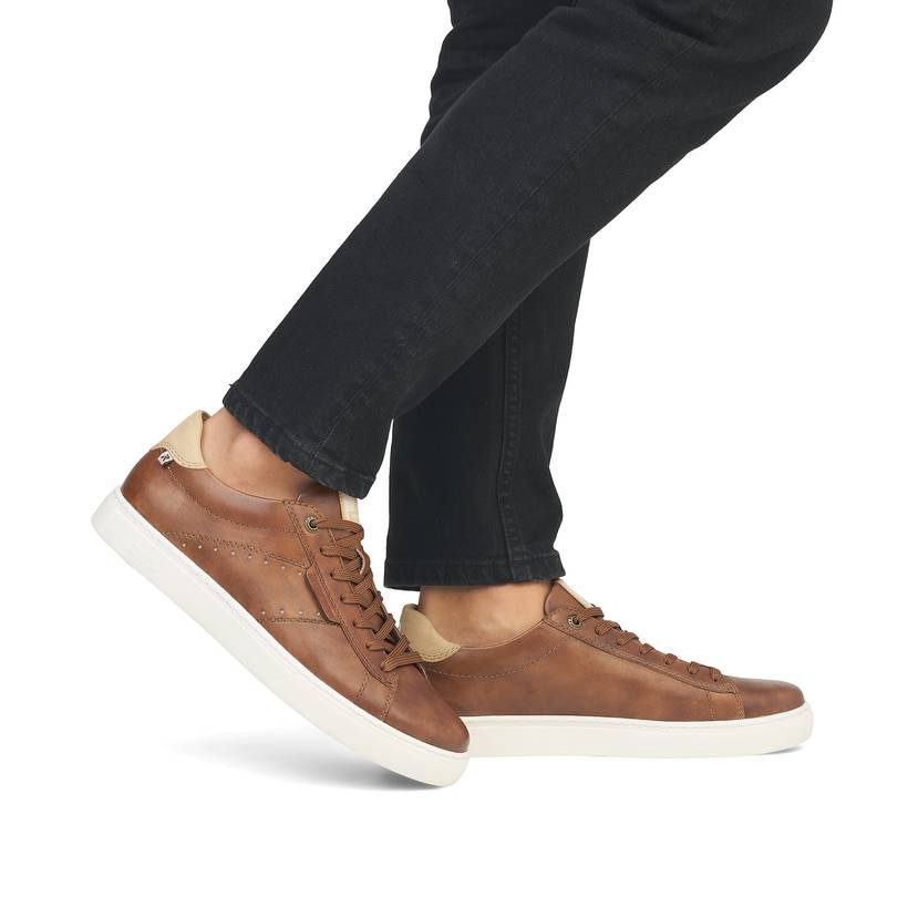 Rieker Artikelnummer U0704-24 Rieker Herren Sneaker Low nougatbraun Preisnachlass