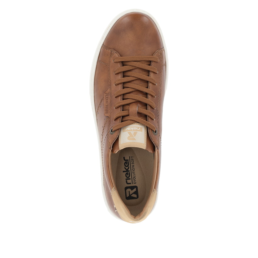 Rieker Artikelnummer U0704-24 Rieker Herren Sneaker Low nougatbraun Preisnachlass