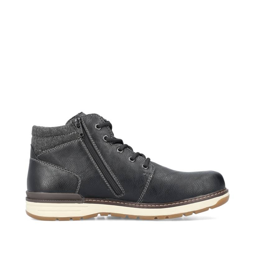 Rieker Artikelnummer 39450-00 Rieker Herren Schnürstiefel urbanschwarz Saisonschlussverkauf