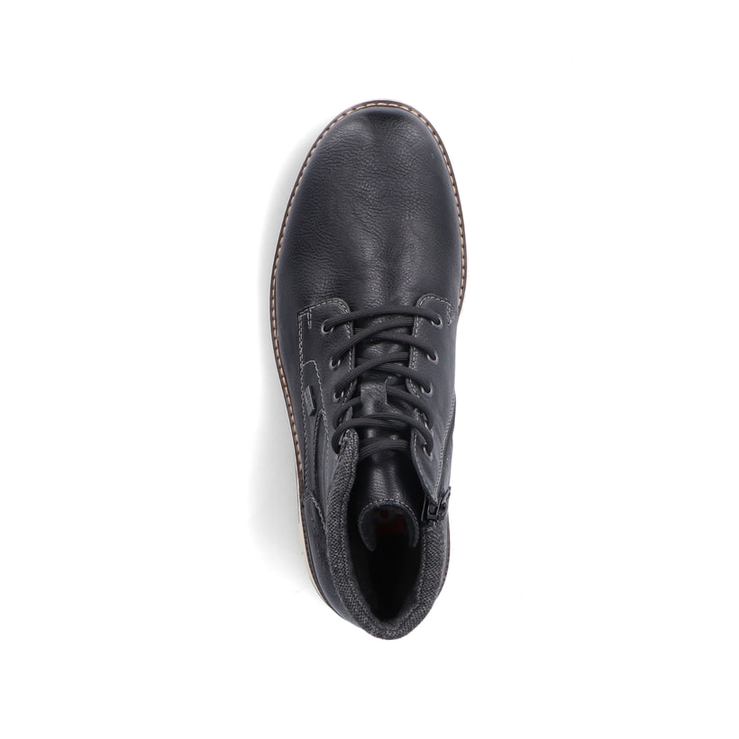 Rieker Artikelnummer 39450-00 Rieker Herren Schnürstiefel urbanschwarz Saisonschlussverkauf