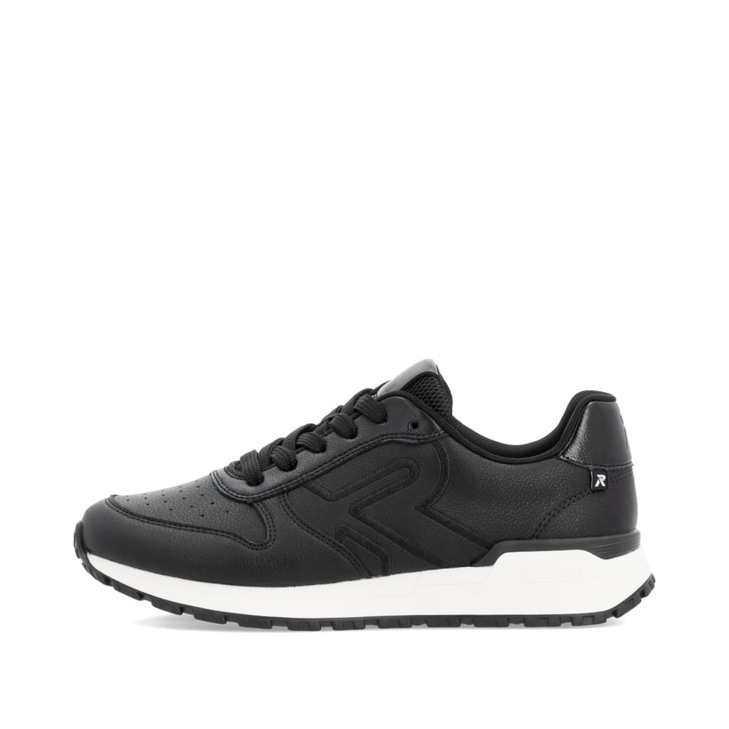 Rieker Artikelnummer W0606-00 Rieker Damen Sneaker Low mattschwarz Osterangebot