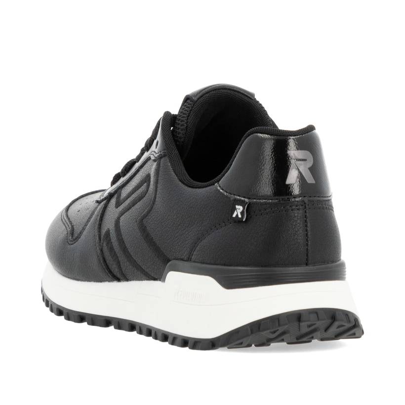 Rieker Artikelnummer W0606-00 Rieker Damen Sneaker Low mattschwarz Osterangebot