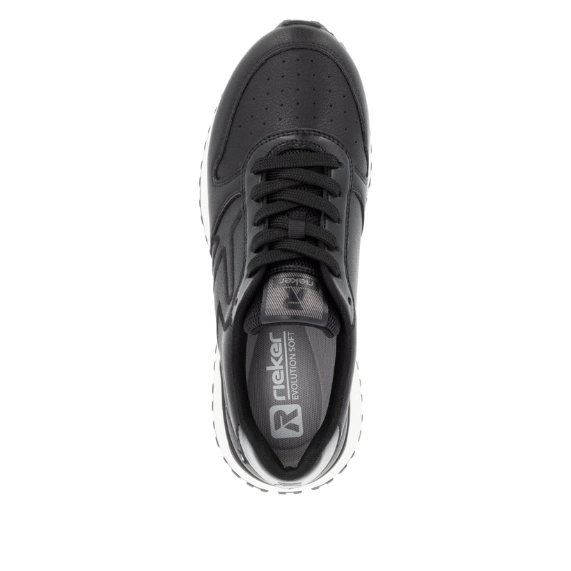 Rieker Artikelnummer W0606-00 Rieker Damen Sneaker Low mattschwarz Osterangebot