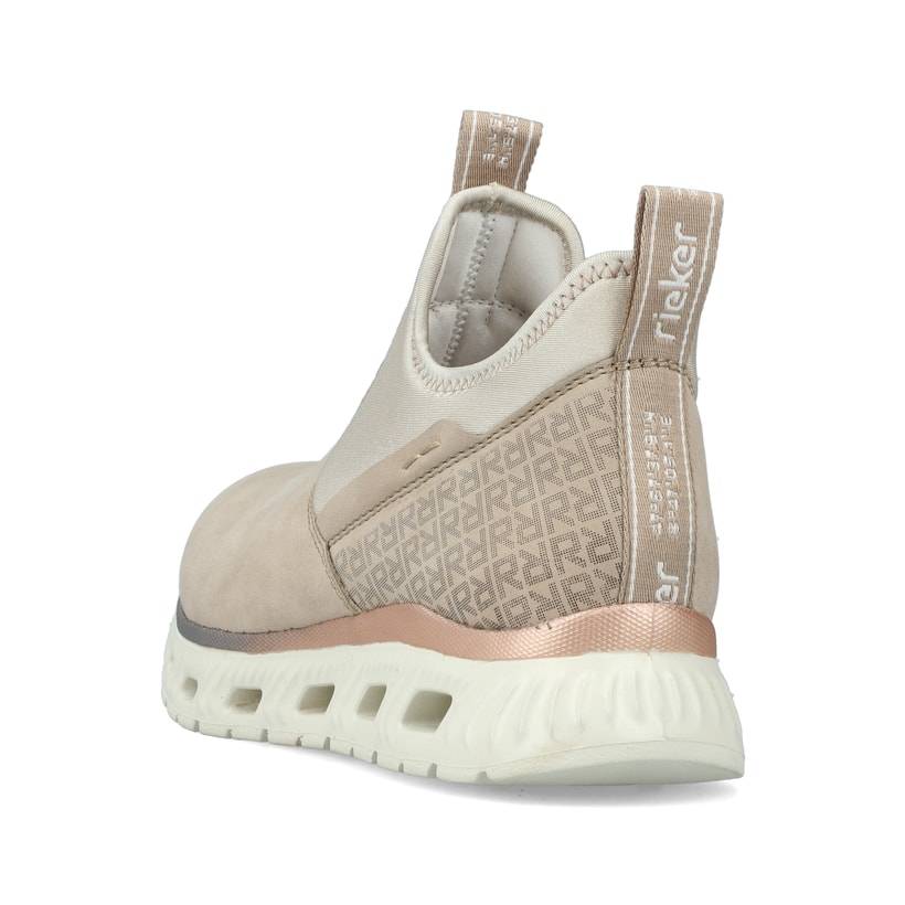 Rieker Artikelnummer M6053-62 Rieker Damen Slipper champagner Vatertagsangebot