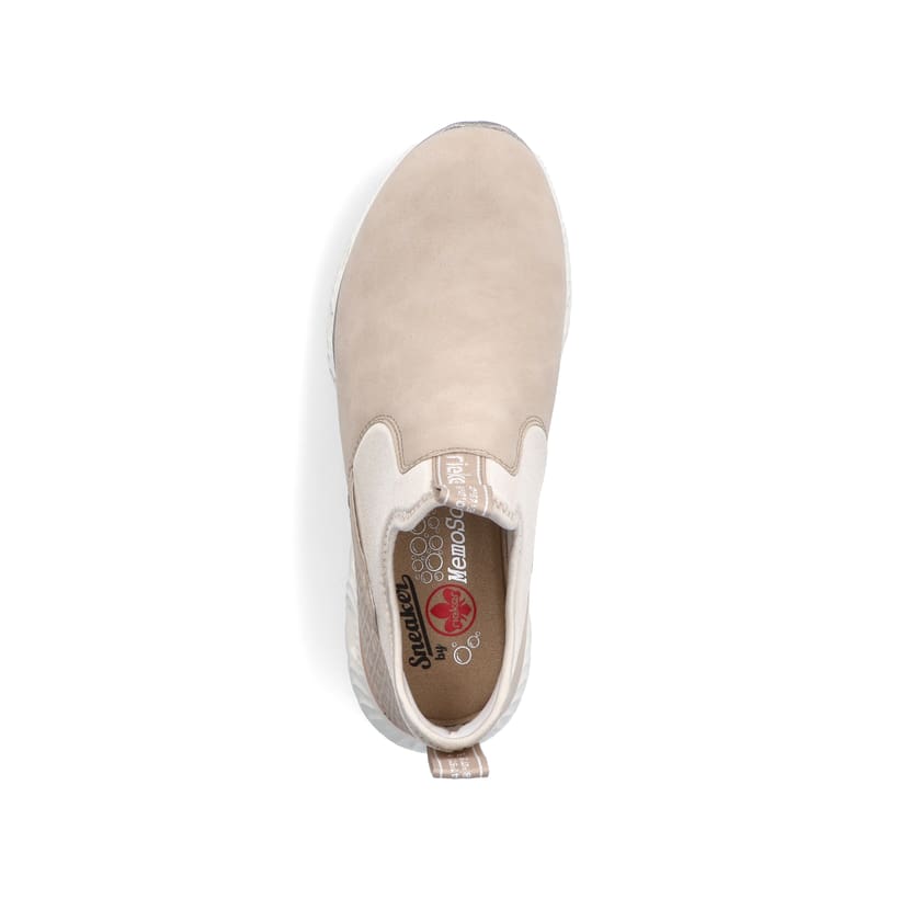 Rieker Artikelnummer M6053-62 Rieker Damen Slipper champagner Vatertagsangebot
