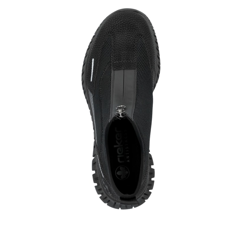 Rieker Artikelnummer M5351-00 Rieker Damen Slipper tiefschwarz Valentinstagsangebot