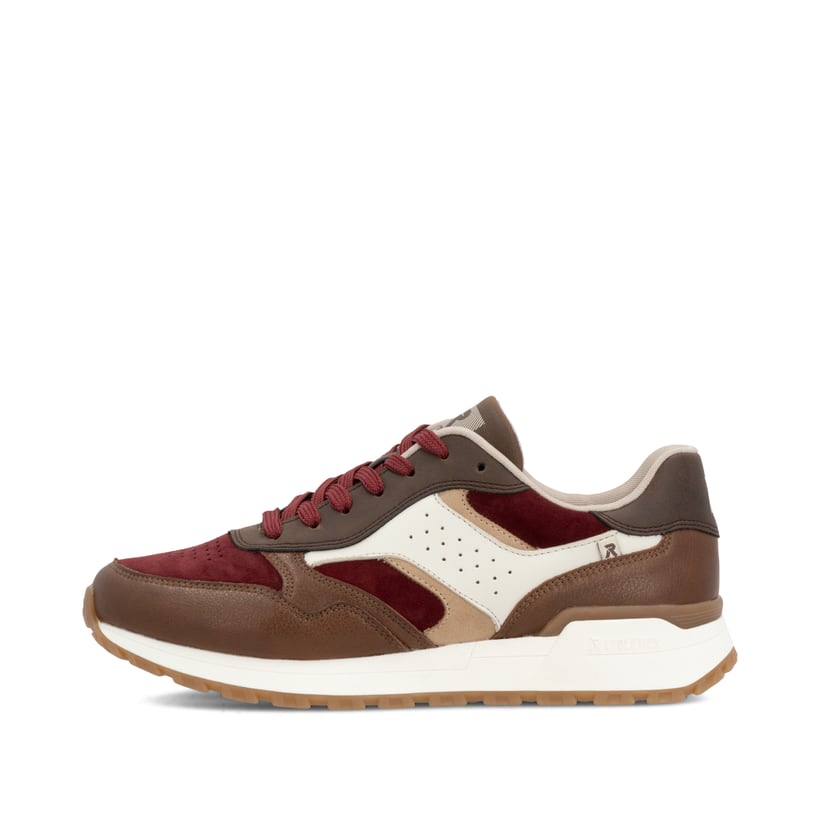 Rieker Artikelnummer W0607-35 Rieker Damen Sneaker Low zimtbraun-rubinrot Heißer Verkauf