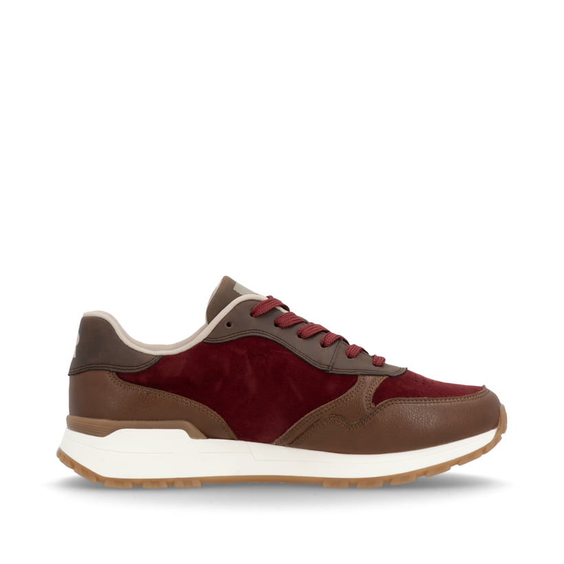 Rieker Artikelnummer W0607-35 Rieker Damen Sneaker Low zimtbraun-rubinrot Heißer Verkauf