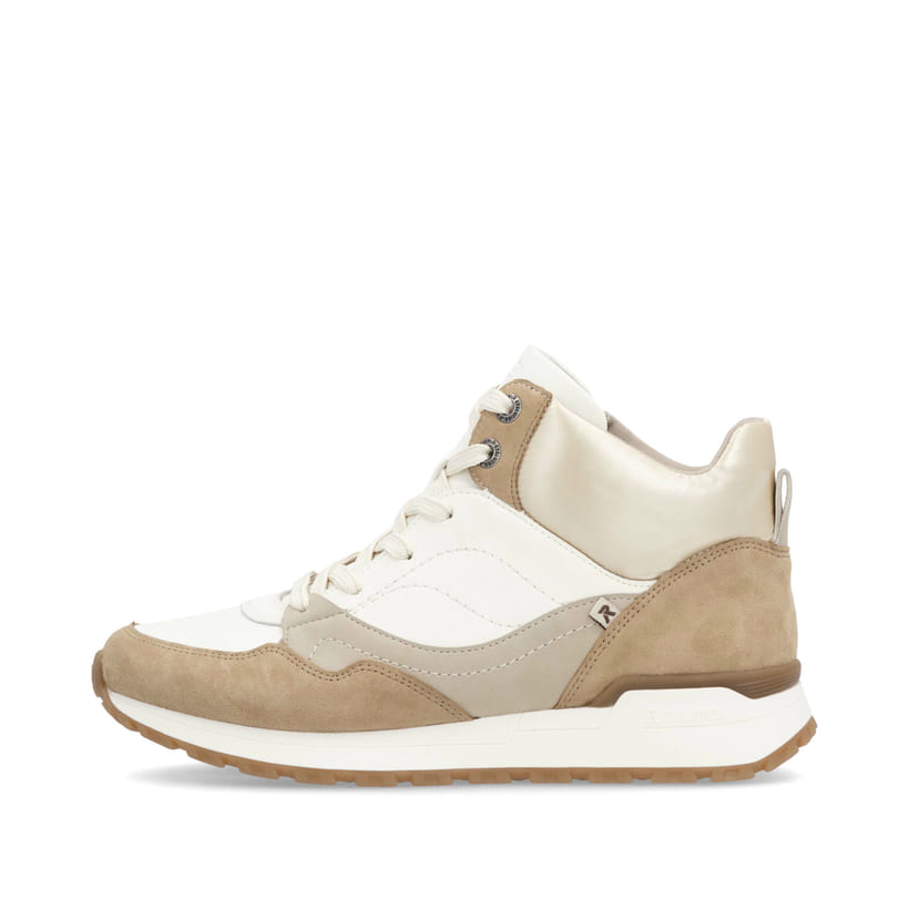 Rieker Artikelnummer W0672-80 Rieker Damen Sneaker High weiß-beige Top Angebot