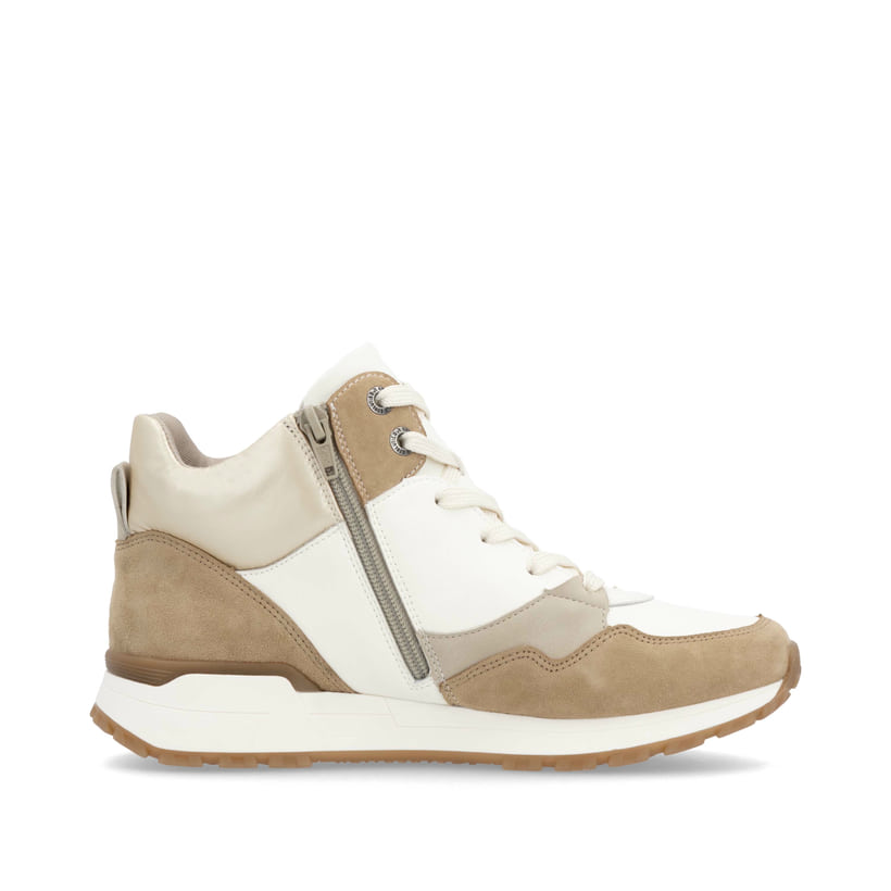 Rieker Artikelnummer W0672-80 Rieker Damen Sneaker High weiß-beige Top Angebot