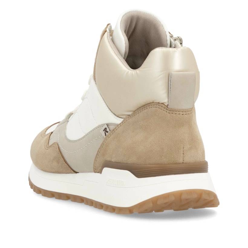 Rieker Artikelnummer W0672-80 Rieker Damen Sneaker High weiß-beige Top Angebot
