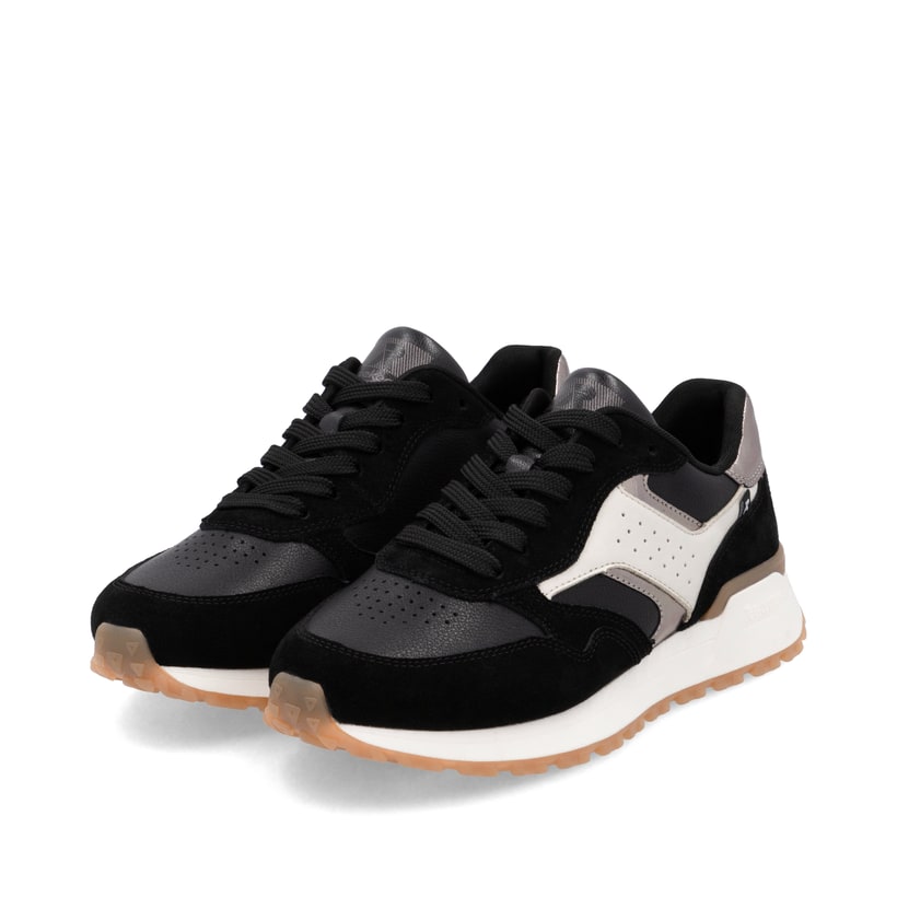 Rieker Artikelnummer W0607-00 Rieker Damen Sneaker Low urbanschwarz-cremeweiß Zeitlich begrenztes Angebot