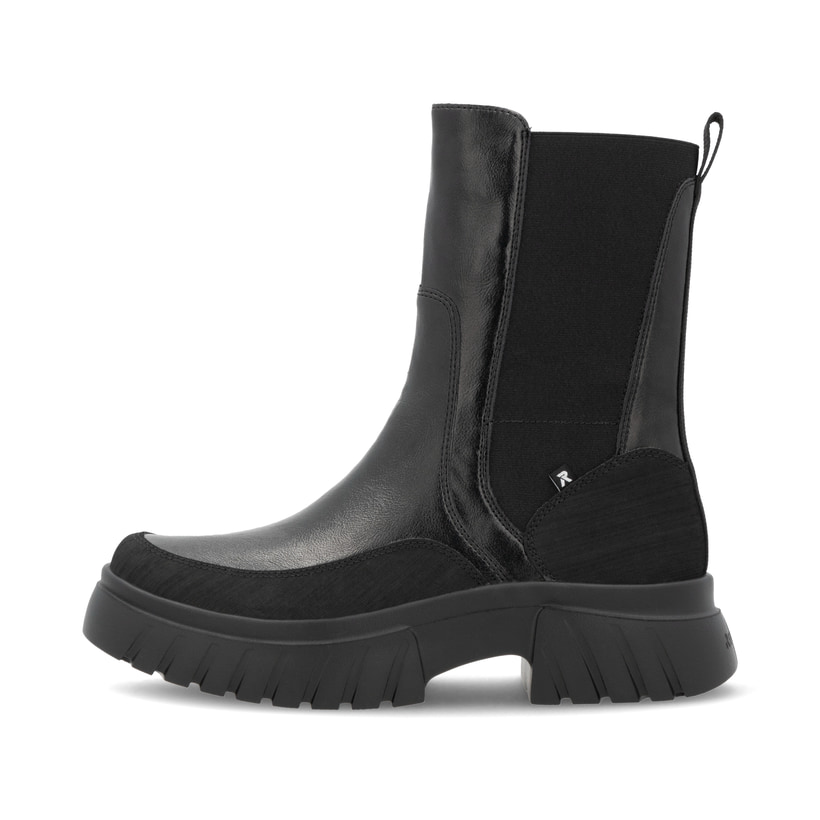 Rieker Artikelnummer W1872-01 Rieker Damen Chelsea Boots mattschwarz Exklusive Angebote