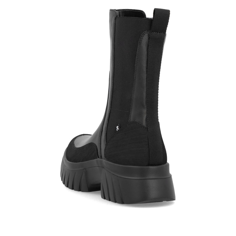 Rieker Artikelnummer W1872-01 Rieker Damen Chelsea Boots mattschwarz Exklusive Angebote