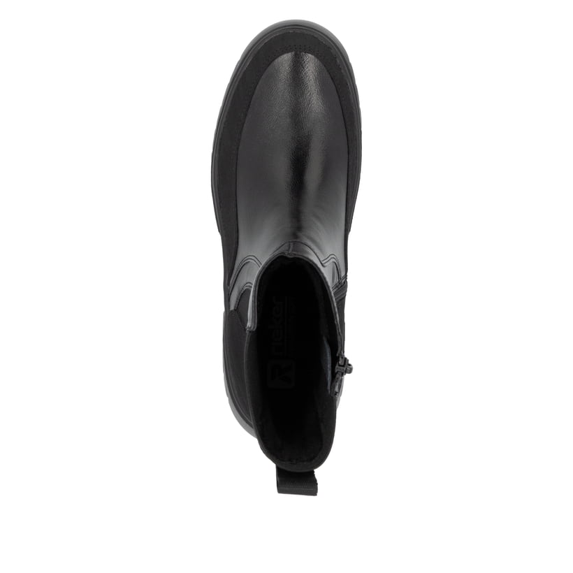 Rieker Artikelnummer W1872-01 Rieker Damen Chelsea Boots mattschwarz Exklusive Angebote