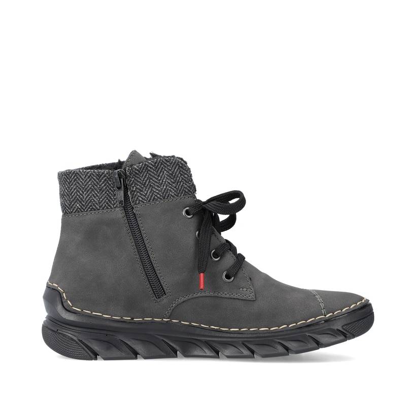 Rieker Artikelnummer 55031-45 Rieker Damen Schnürstiefel anthrazit Saisonale Angebote