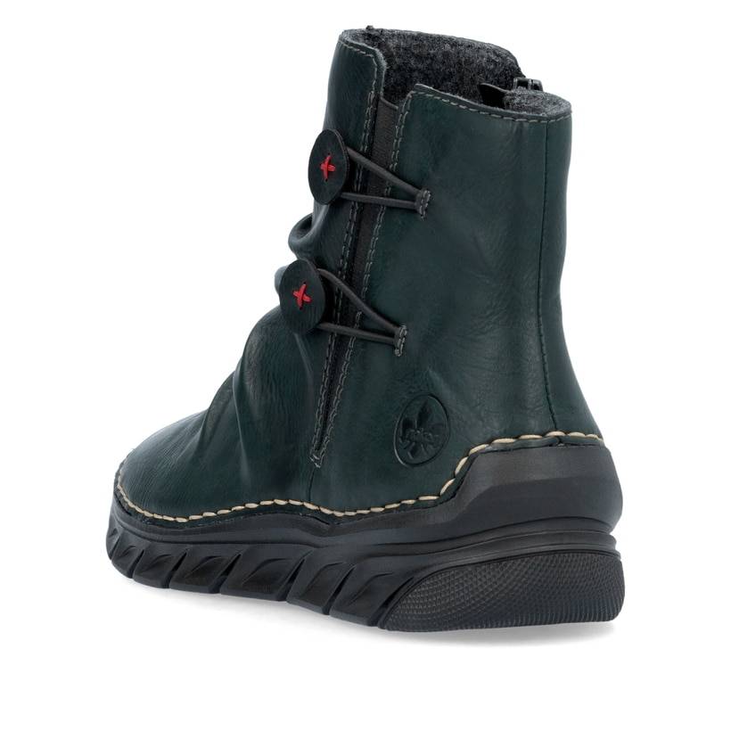 Rieker Artikelnummer 55052-54 Rieker Damen Schnürstiefel waldgrün Kauf eins, bekomm eins gratis