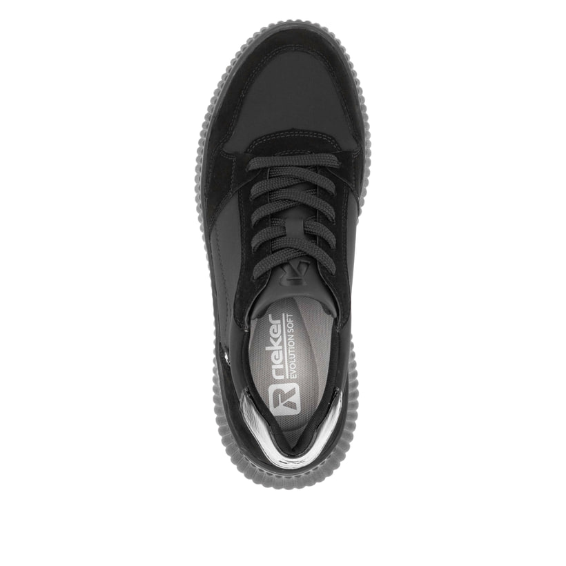 Rieker Artikelnummer W1700-00 Rieker Damen Sneaker Low carbonschwarz Wochenangebot