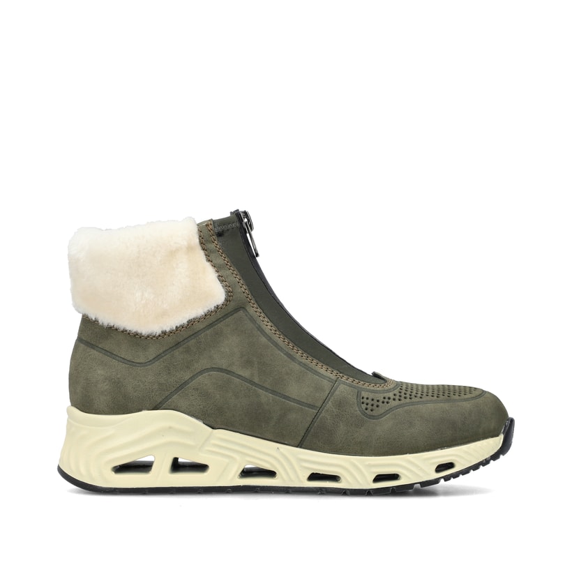 Rieker Artikelnummer N5271-52 Rieker Damen Kurzstiefel schilfgrün Begrenzte Freigabe