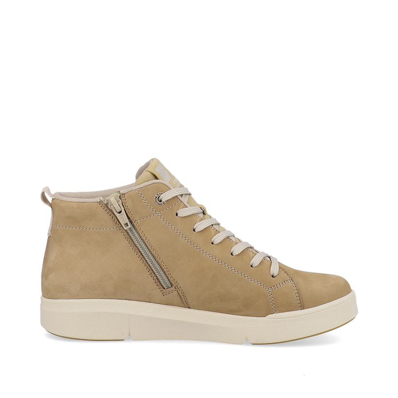 Rieker Artikelnummer 41907-20 Rieker Damen Sneaker High creme beige Letzte 3 Tage