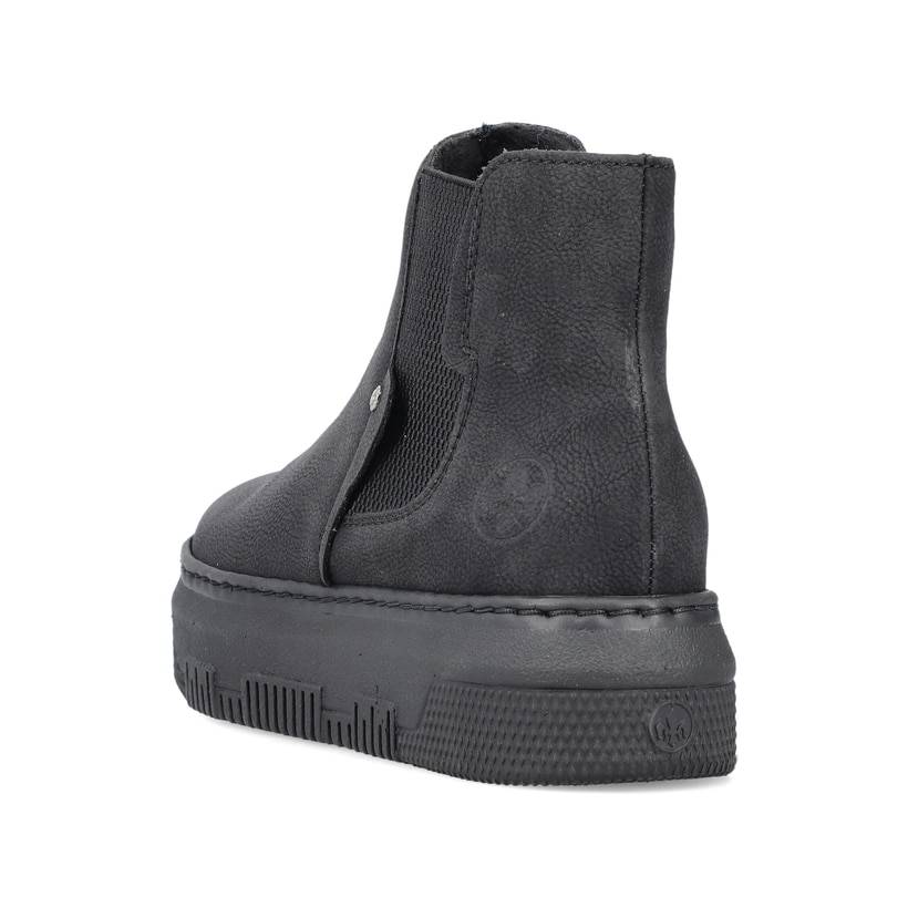 Rieker Artikelnummer M1981-00 Rieker Damen Chelsea Boots tiefschwarz Neueste Stile