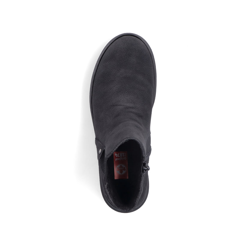 Rieker Artikelnummer M1981-00 Rieker Damen Chelsea Boots tiefschwarz Neueste Stile
