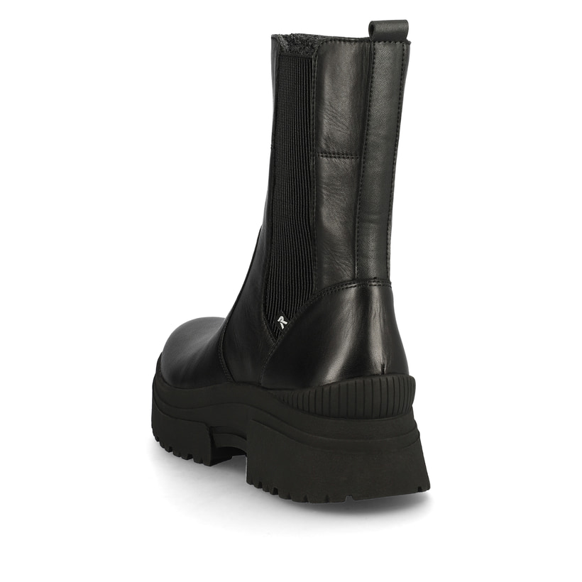 Rieker Artikelnummer W0380-01 Rieker Damen Chelsea Boots deep black Letzter Tag