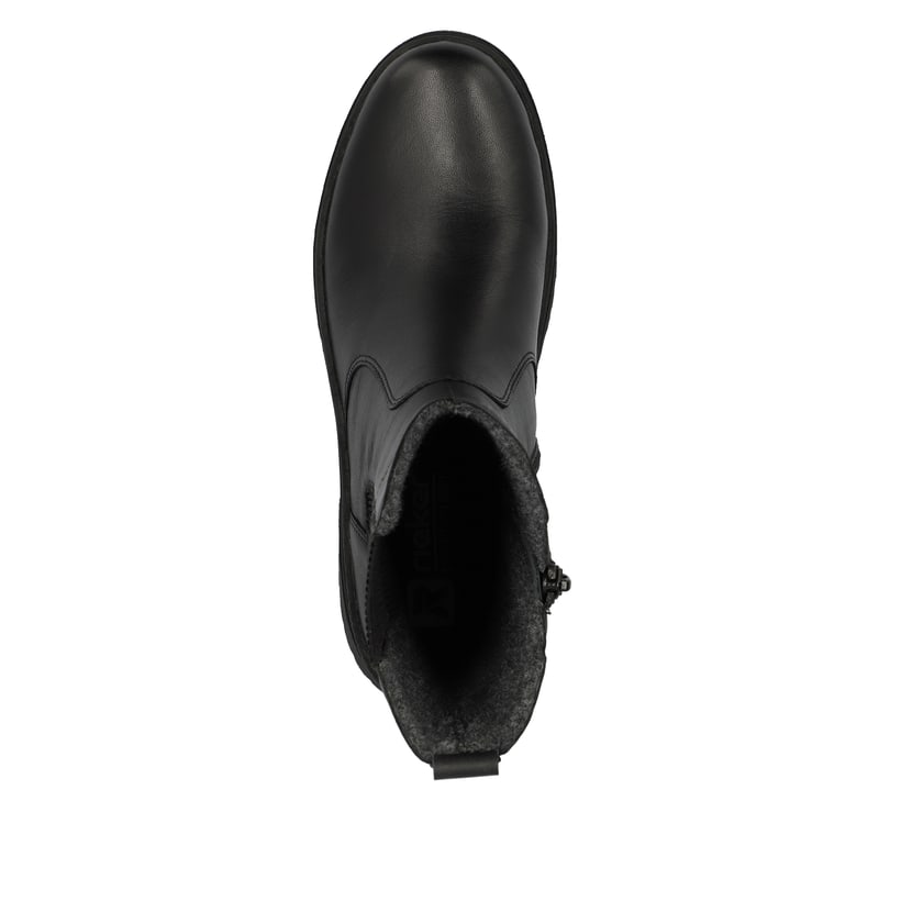 Rieker Artikelnummer W0380-01 Rieker Damen Chelsea Boots deep black Letzter Tag