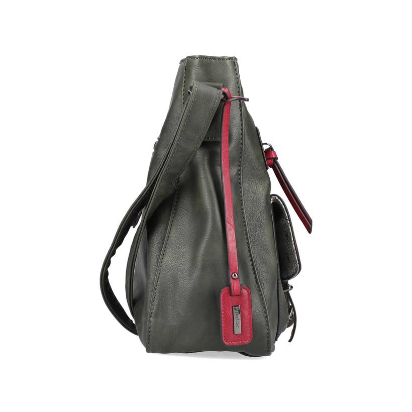 Rieker Artikelnummer H1340-56 Rieker Handtasche khaki-kirschrot Kostenloser Versand international