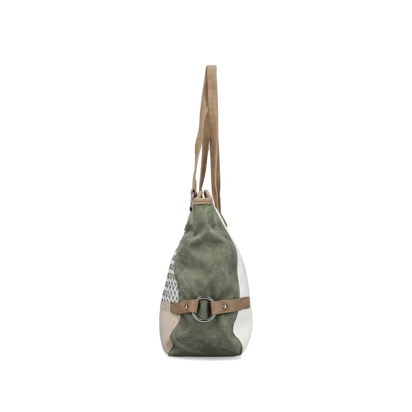 Rieker Artikelnummer H1066-96 Rieker Shopper mintgrün-altweiß-hellbeige Fabrikverkauf
