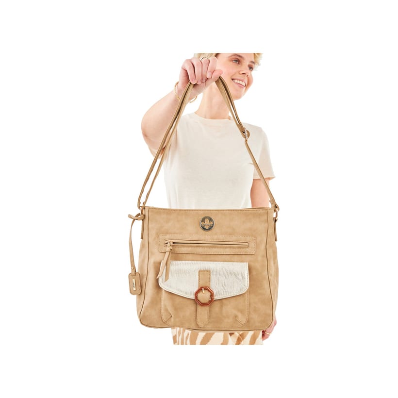 Rieker Artikelnummer H1362-62 Rieker Handtasche sandbeige Kostenloser Versand