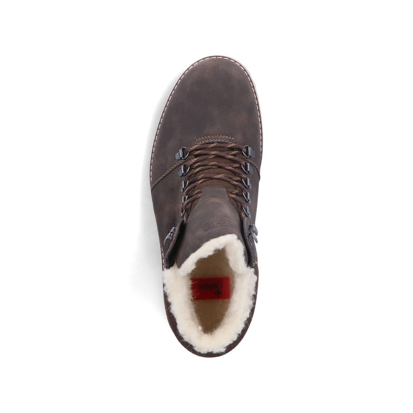 Rieker Artikelnummer F8333-25 Rieker Herren Schnürstiefel mokka Online Outlet