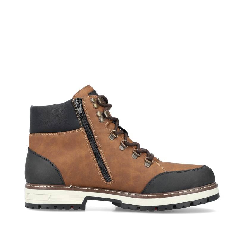 Rieker Artikelnummer F8302-24 Rieker Herren Schnürstiefel nussbraun Bestseller