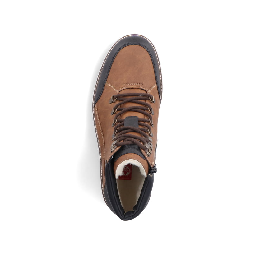 Rieker Artikelnummer F8302-24 Rieker Herren Schnürstiefel nussbraun Bestseller