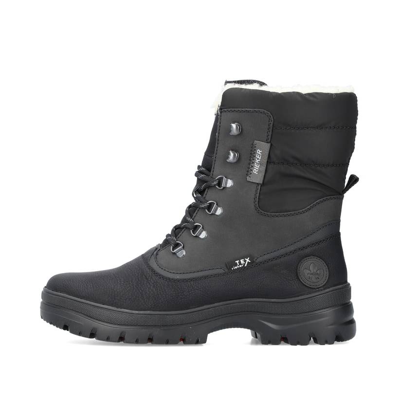Rieker Artikelnummer F5424-01 Rieker Herren Schnürstiefel urbanschwarz Saisonale Angebote