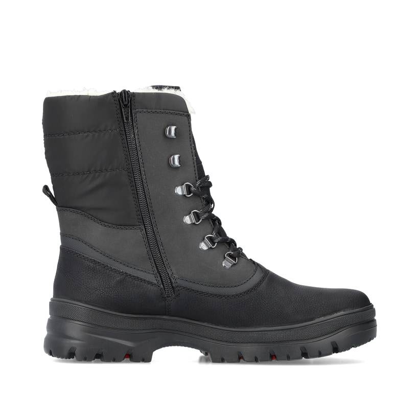 Rieker Artikelnummer F5424-01 Rieker Herren Schnürstiefel urbanschwarz Saisonale Angebote