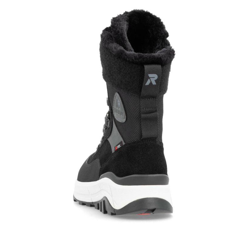 Rieker Artikelnummer W0066-00 Rieker Damen Schnürstiefel carbonschwarz Räumungsverkauf