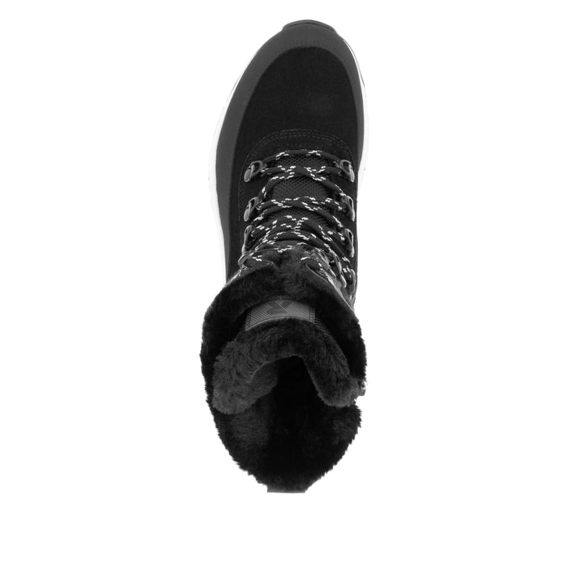 Rieker Artikelnummer W0066-00 Rieker Damen Schnürstiefel carbonschwarz Räumungsverkauf
