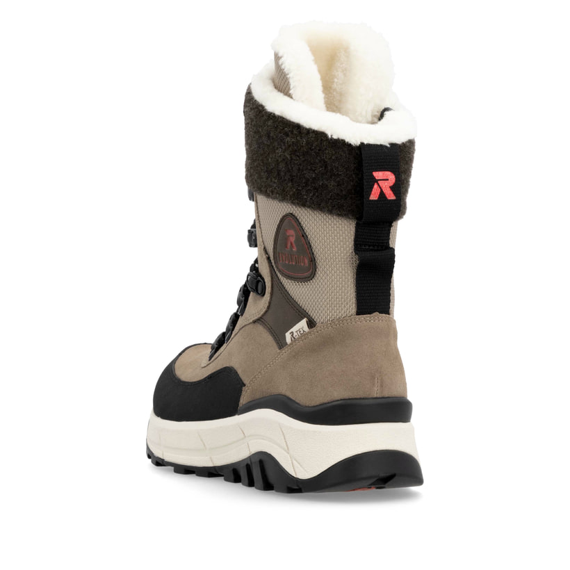 Rieker Artikelnummer W0066-64 Rieker Damen Schnürstiefel braunbeige Tägliche Deals
