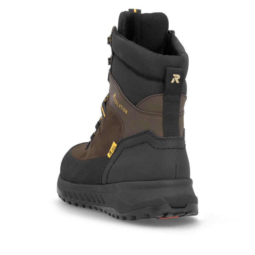Rieker Artikelnummer U0171-25 Rieker Herren Schnürstiefel holzbraun-schwarz Sonderangebote