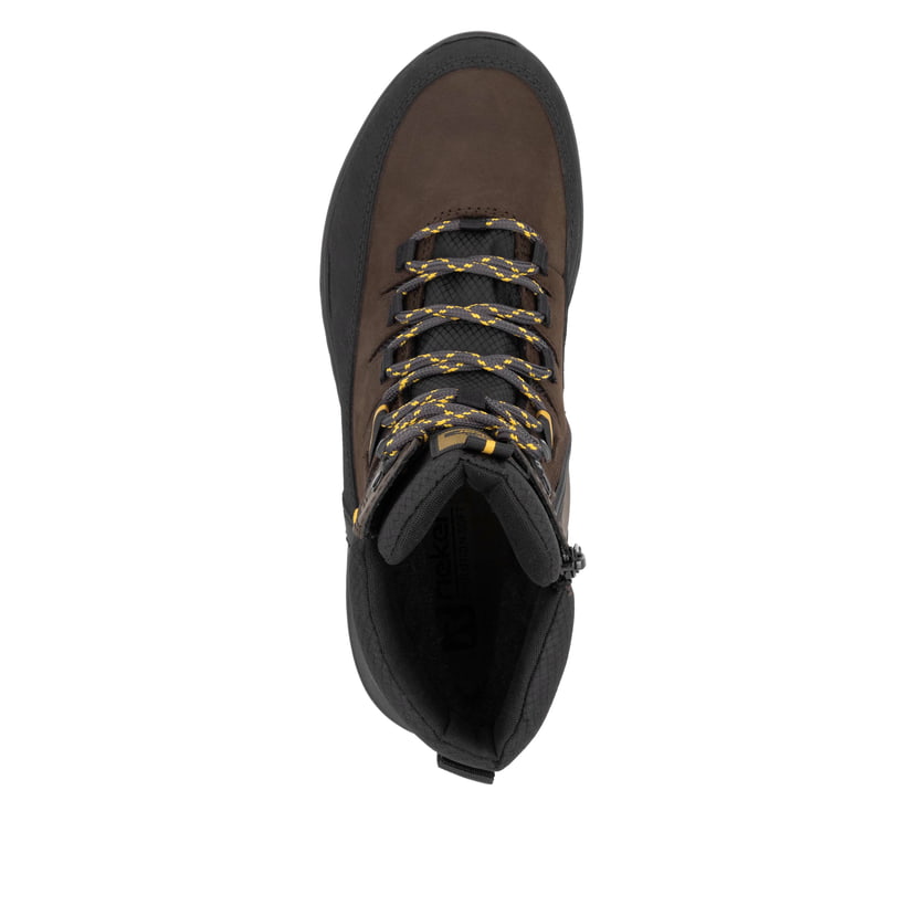 Rieker Artikelnummer U0171-25 Rieker Herren Schnürstiefel holzbraun-schwarz Sonderangebote