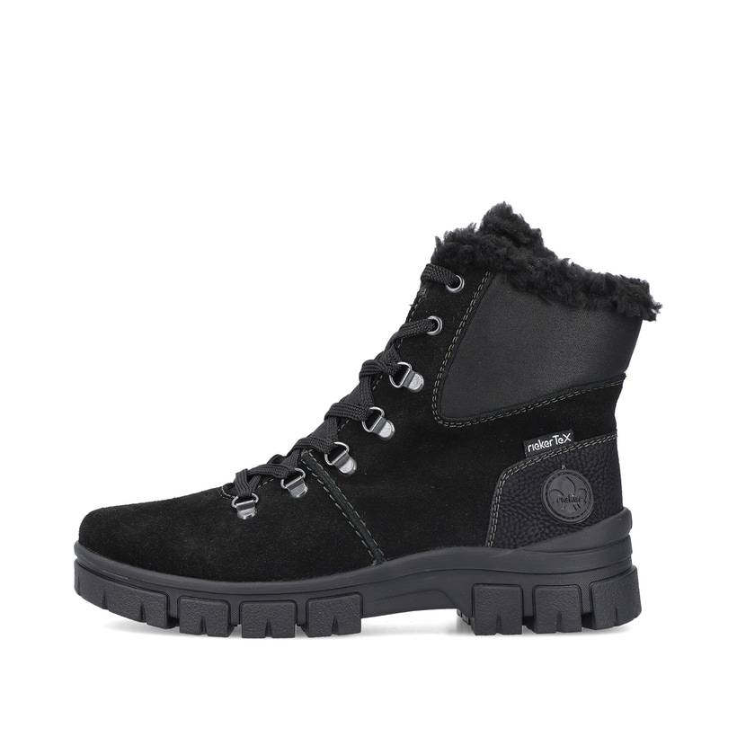 Rieker Artikelnummer Z1010-00 Rieker Damen Schnürstiefel nachtschwarz Tiefpreis
