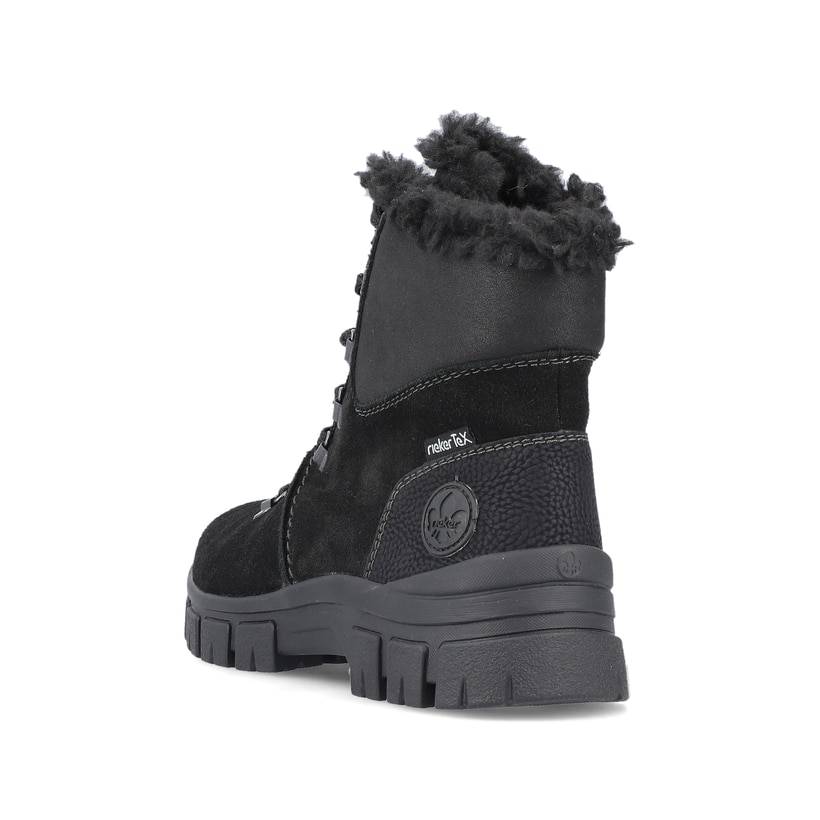 Rieker Artikelnummer Z1010-00 Rieker Damen Schnürstiefel nachtschwarz Tiefpreis