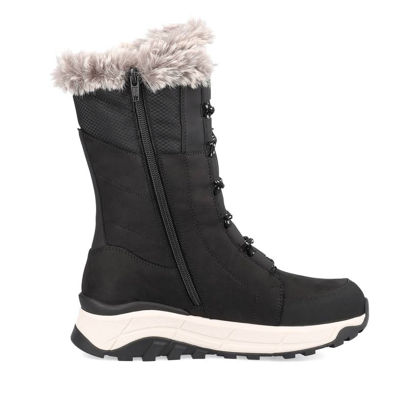 Rieker Artikelnummer W0070-00 Rieker Damen Schnürstiefel asphaltschwarz Wochenangebot