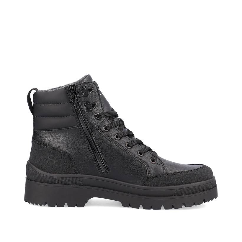 Rieker Artikelnummer U0271-00 Rieker Herren Schnürstiefel deep black Kostenlose Rückgabe