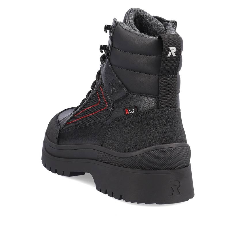 Rieker Artikelnummer U0271-00 Rieker Herren Schnürstiefel deep black Kostenlose Rückgabe