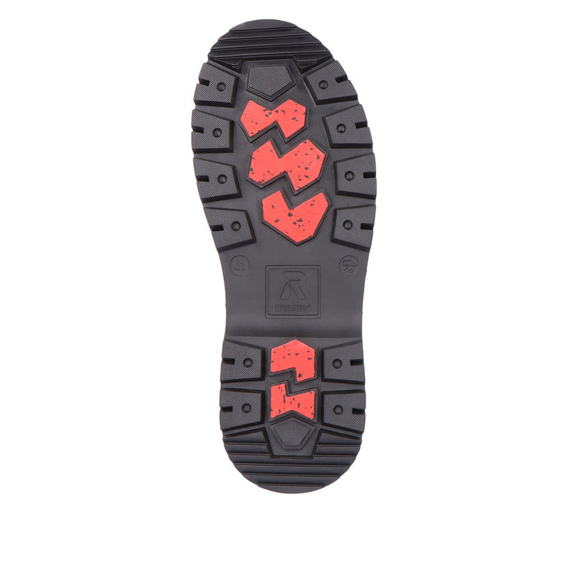 Rieker Artikelnummer U0271-00 Rieker Herren Schnürstiefel deep black Kostenlose Rückgabe