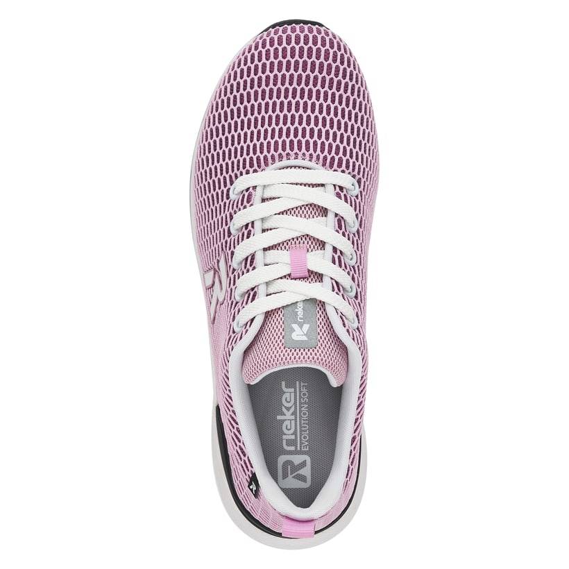 Rieker Artikelnummer 40103-30 Rieker Damen Sneaker Low soft pink Letzte 2 Tage