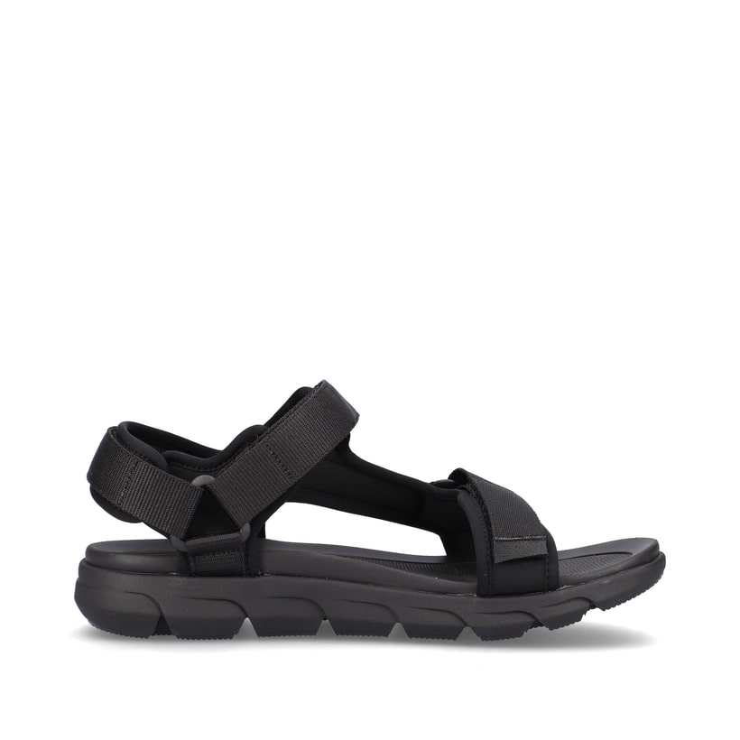 Rieker Artikelnummer 20802-01 Rieker Herren Trekkingsandalen deep black Zeitbegrenzte Promotion