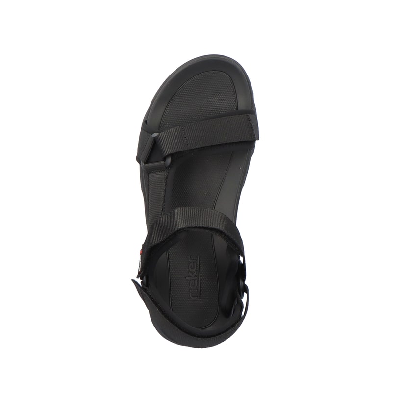 Rieker Artikelnummer 20802-01 Rieker Herren Trekkingsandalen deep black Zeitbegrenzte Promotion